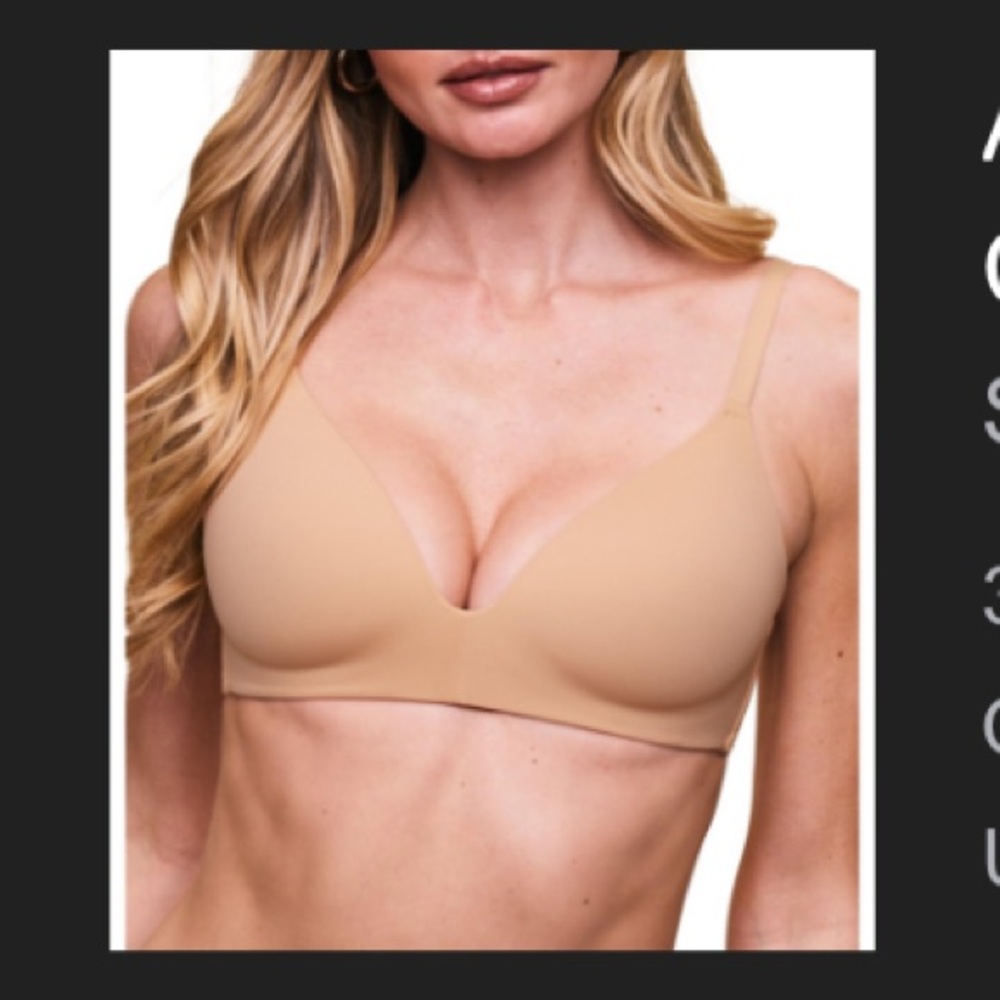 Adore Me Valory Women's Plunge Bra - Beige